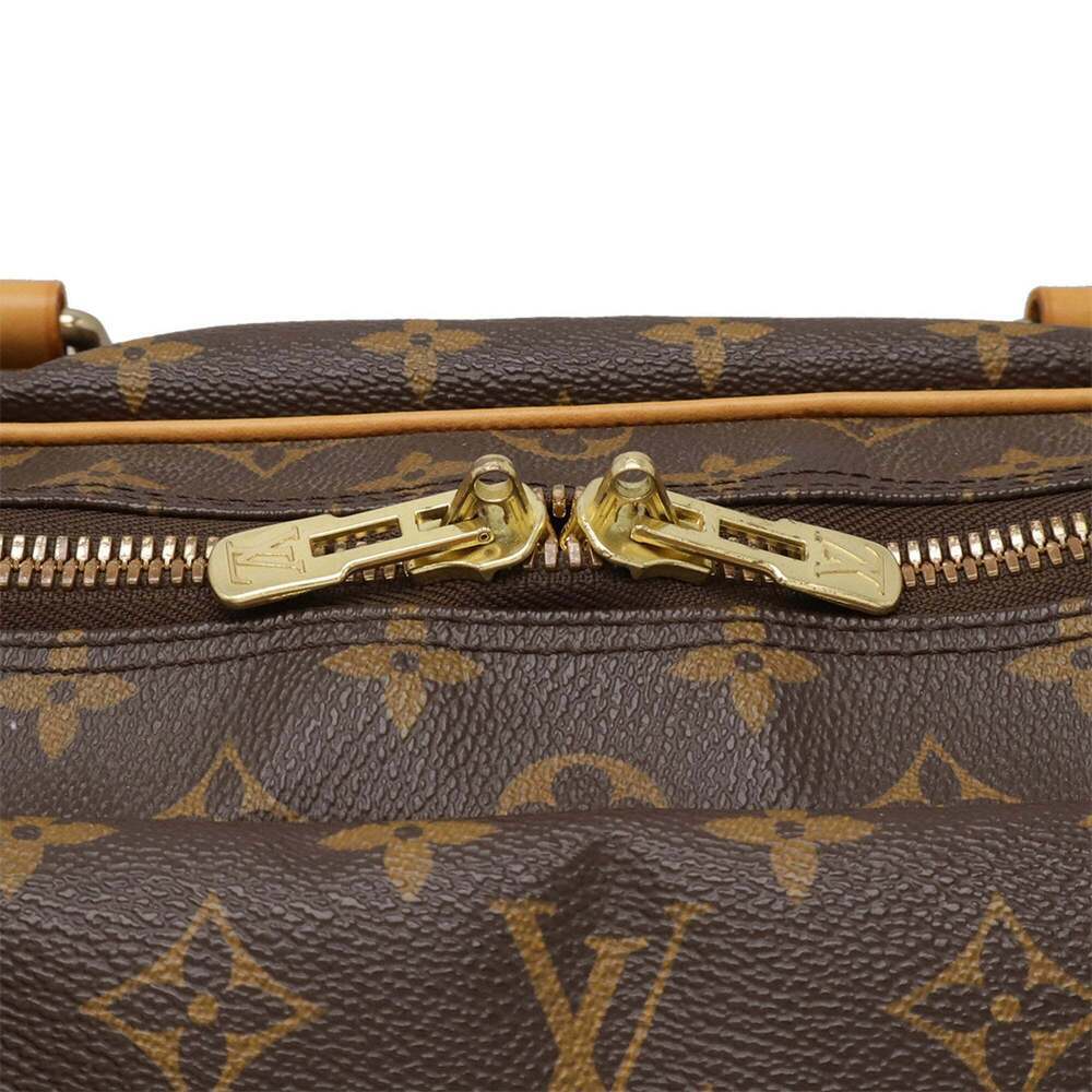 LOUIS VUITTON Authentic Brown Monogram Carryall Boston Bag - Picture 6 of 10
